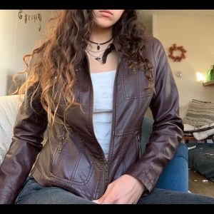 Leather jacket